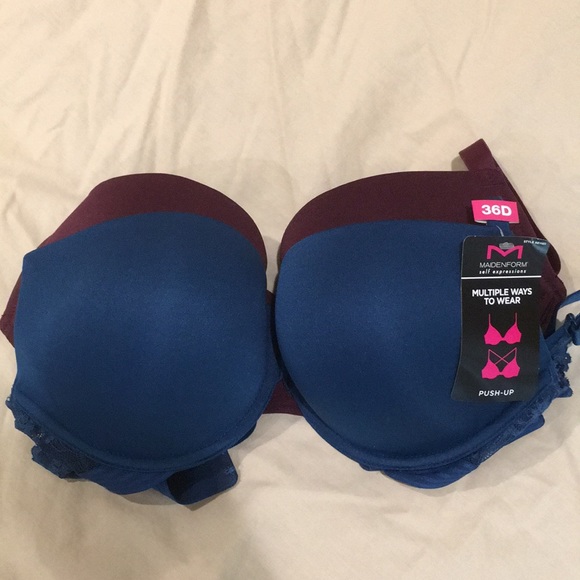 2 New Maidenform Push Up Bras 36D and Bonus - Picture 2 of 5